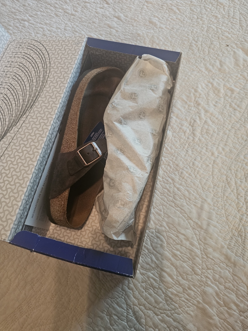 Birkenstock Brown Suede Single-Buckle Sandal